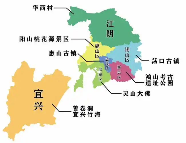 不同人眼中的无锡地图