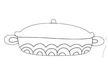餐具简笔画图片