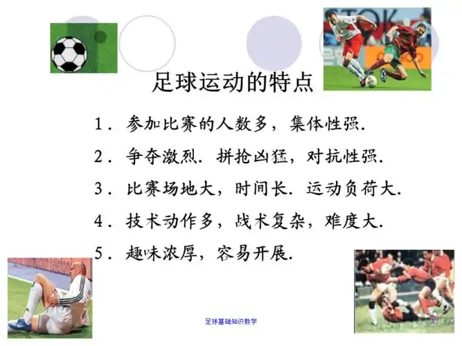 足球基础知识教学课件