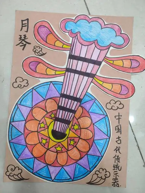 月琴可以根据孩子们的绘画水平调整绘画难度哦#创意美术  #儿童创意