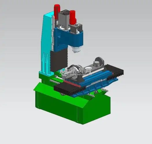 三轴数控铣床三维图