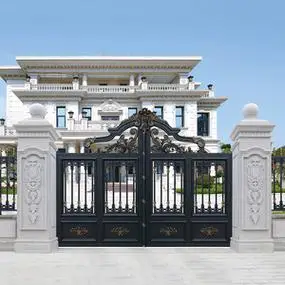 石雕大理石门柱欧式罗马柱雕花大门石柱客厅别墅柱头摆件石头柱子