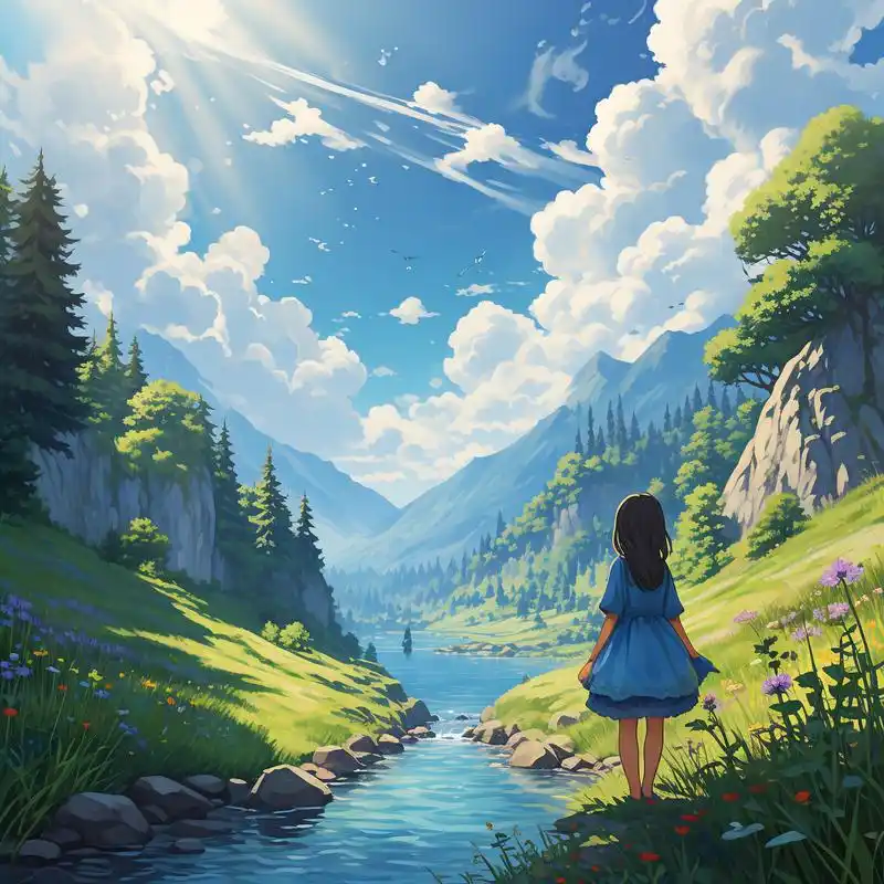 蓝天白云青山绿水微信头像🏞️