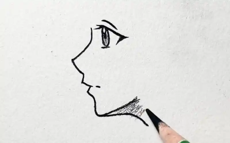 漫画侧脸画法分享,不可能学不会!