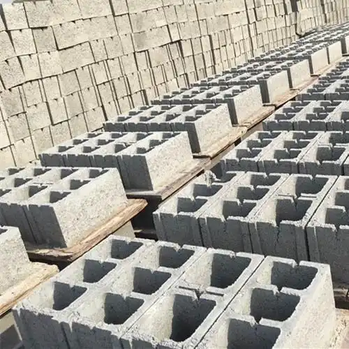 水泥空心砖砌筑图片