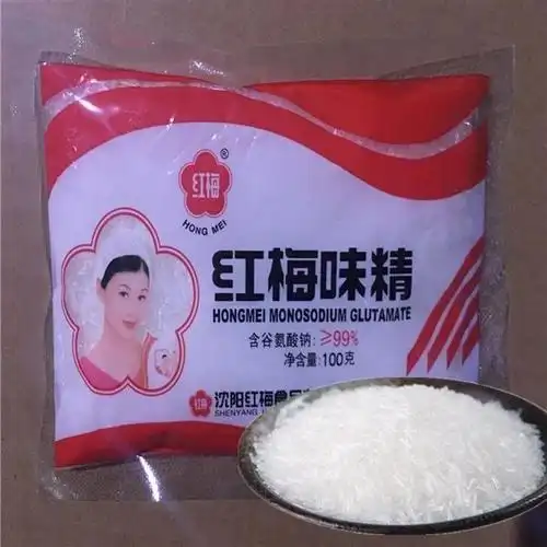 红梅味精小袋装味素100克调味品提鲜炒菜家用味精100克1袋红梅味精