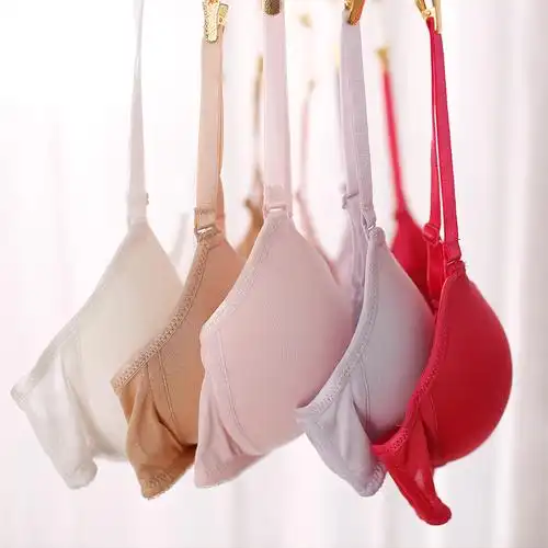 蚕丝真丝无痕光面文胸性感内衣透气无钢圈聚拢文胸薄款文胸