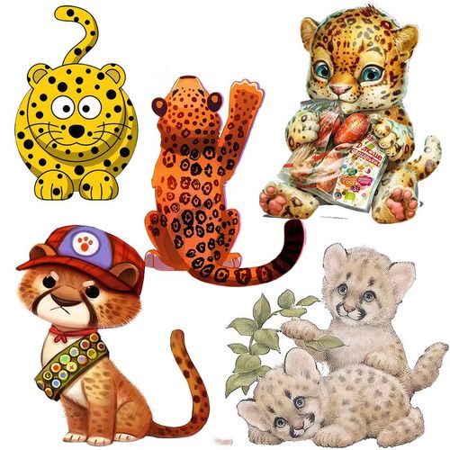 可爱小豹子卡通贴纸儿童场所遮瑕自粘墙贴防水冰箱贴马桶贴