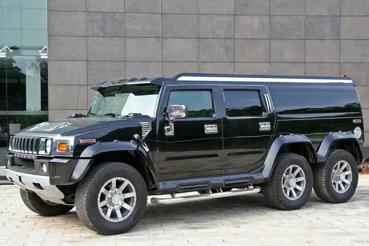 悍马h2改装宽体大轮眉包围加长版轮廓保险杠加宽hummer