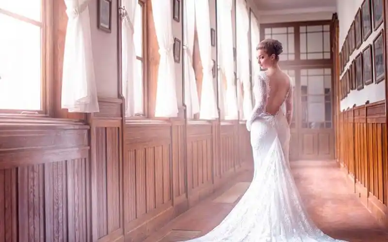 婚纱唯美意境背影写真,高清壁纸,图片,时光记忆-回车桌面