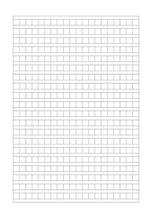 小学生作文稿纸a4打印模板