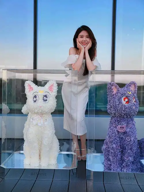 私人订制高一米的露娜亚提密斯永生花公仔