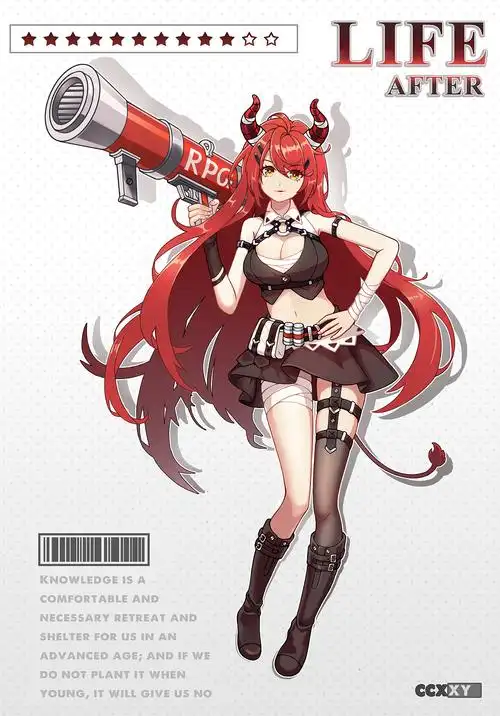 原创作品插画游戏原画二次元平涂萌牙吉吉萌牙吉吉节气海报92theresa