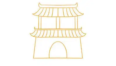 故宫简笔画简单简约 故宫简笔画简单简约