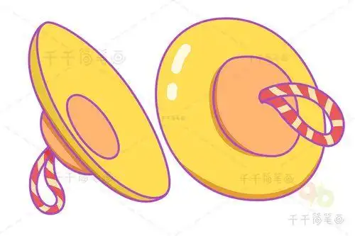 锣镲简笔画
