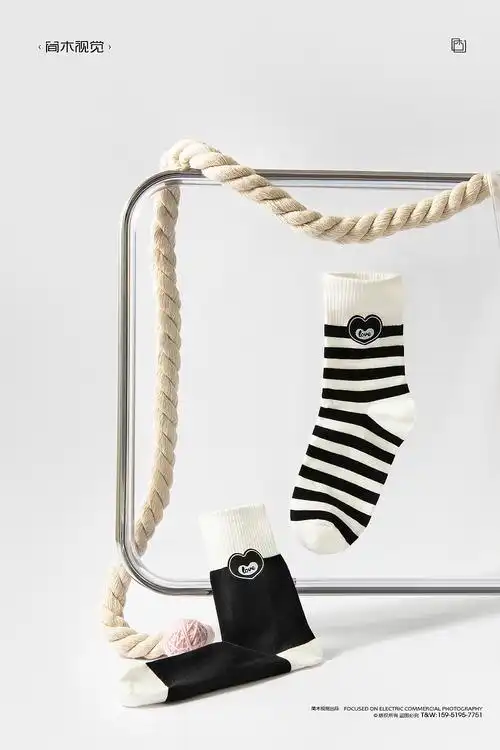 潮袜袜子摄影丨告白之周 × 简木视觉 男士女士棉袜拍摄