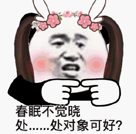 春眠不觉晓处…处对象可好?_撩妹_春眠_晓处_可好_不觉_对象表情