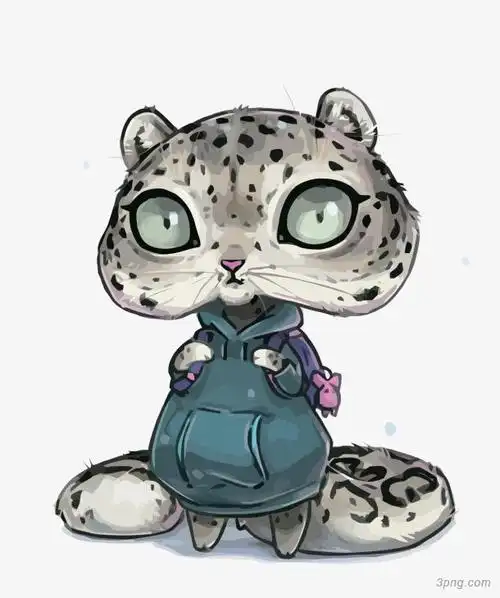 矢量云豹png素材透明免抠图片-装饰效果