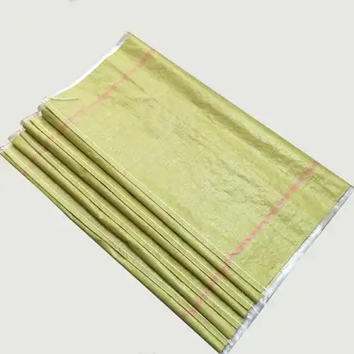 优质普通黄色覆膜编织袋批发蛇皮袋搬家袋快递防水防潮