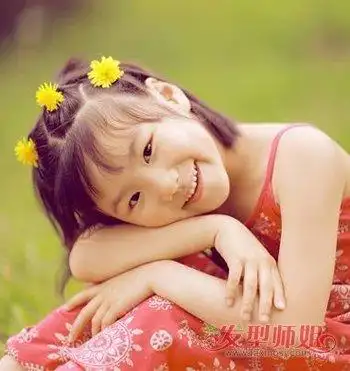 可爱的小孩子蘑菇头 4岁蘑菇头女_发型师姐