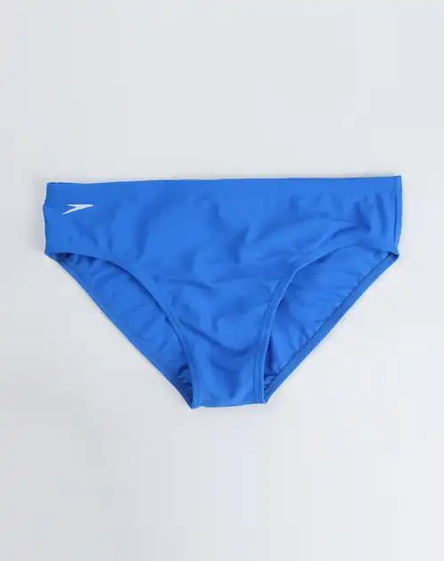 男款蓝色时尚三角泳裤