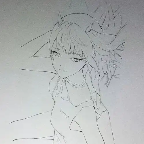 "达令莫"#临摹 #手绘 #国家队02 #达令 @小吴脾气好 - 抖音