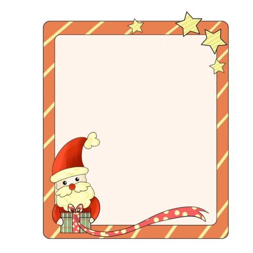 圣诞节边框_圣诞节圣诞老人边框免费下载_高清png图片-90设计网