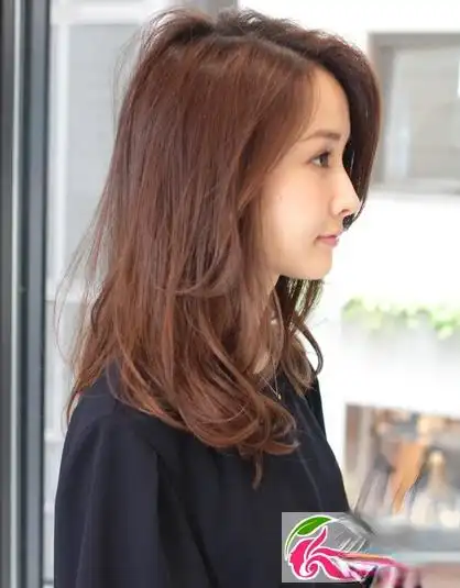 【图】知性韩范中长发烫发 中长发好看气质烫卷发_时尚发型_发藏网