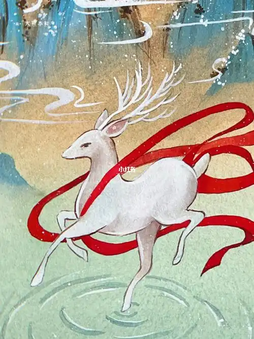 一分钟画古风鹿