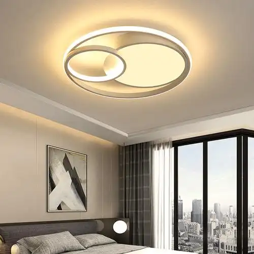 主卧室led吸顶灯简约现代房间灯饰创意个性温馨浪漫北欧家用灯具