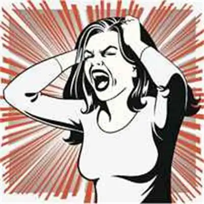 崩溃图片卡通可爱图片快疯了崩溃的微信头像图片