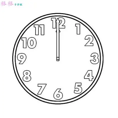 整点时钟简笔画画法图片文华 南阳天地5月18日创意diy镜面时钟,留住
