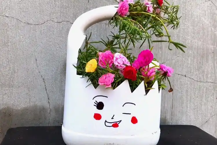 变废为宝,用旧洗衣液塑料瓶制作创意花盆,简单实用有格调!