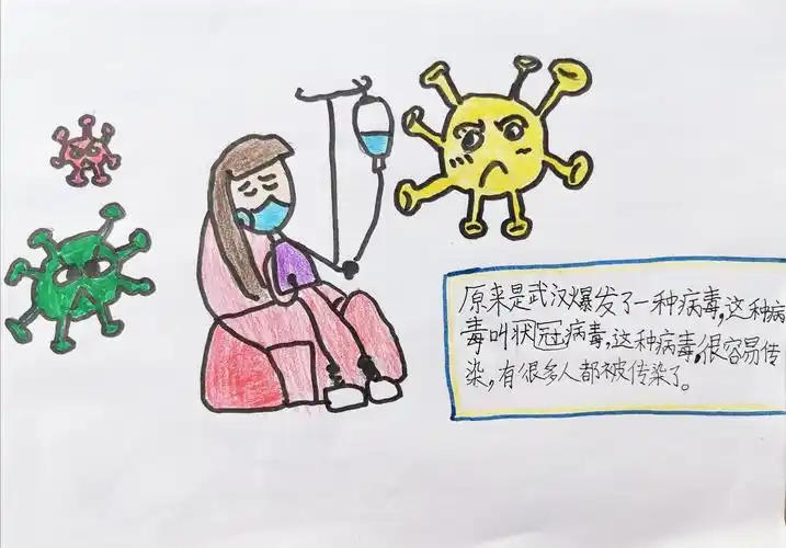 可怕的病毒——童心抗疫连环画
