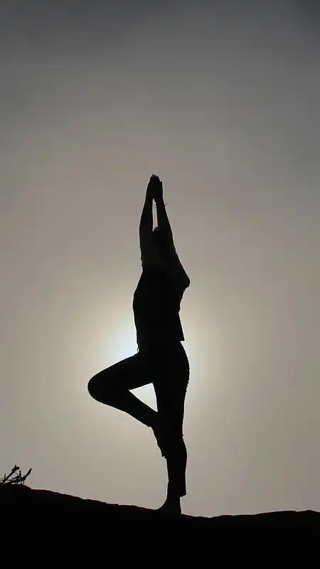 psdjpg瑜伽海报背景素材jpg简约瑜伽暑假招生h5背景素材psdjpg美女