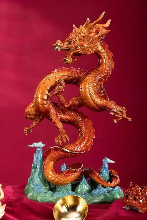 众筹丨朱炳仁生肖系列作品,九登央视,非遗铜雕臻品,瑞龙迎新