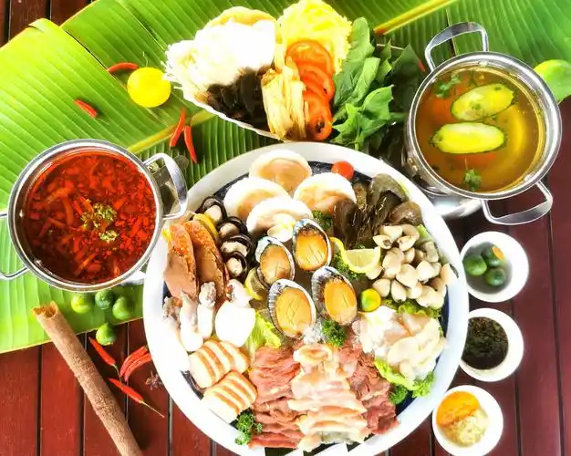 鲍鱼海鲜火锅双人套餐