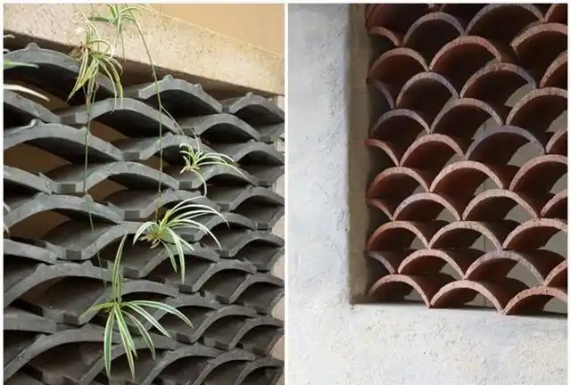 旧瓦片当垃圾处理太可惜,挑一些仿日式布小景,美极了