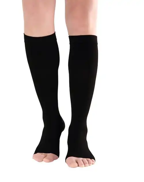 医用二级压力弹力袜中筒曲张袜递进压缩袜防静脉护小腿防曲张肿胀