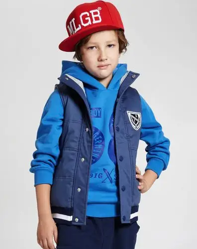 小虎宝儿hooboboy男童专场男童贵族蓝马甲mj0101b_唯品会