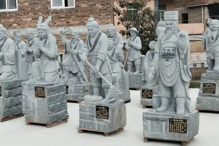 石雕二十四孝雕刻厂家青石二十四孝摆件园林24孝雕塑