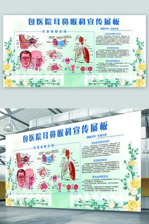 耳鼻喉科宣传展板栏