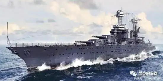 三艘安装了新式mk8型火控雷达的战列舰西弗吉尼亚号,田纳西号和加利福