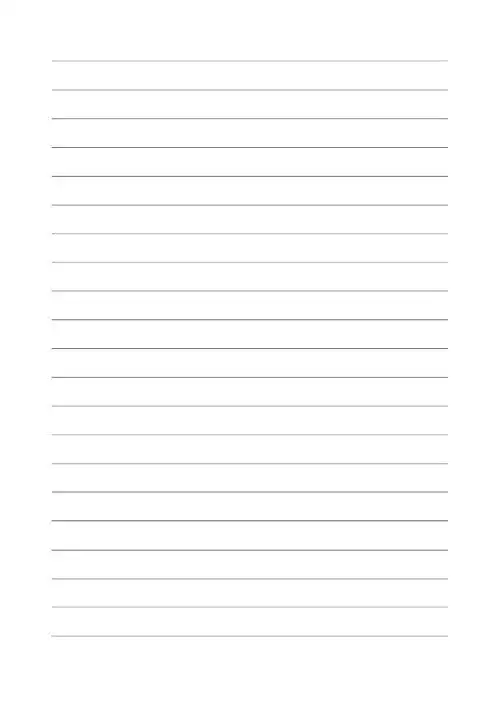 横格纸可直接打印