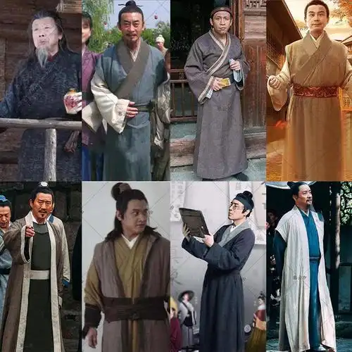 春秋战国影视古装老百姓破旧樵夫男士棉麻汉服百姓民族服装