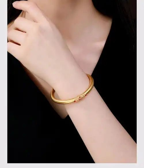 赛菲尔黄金手镯 女款足金999.