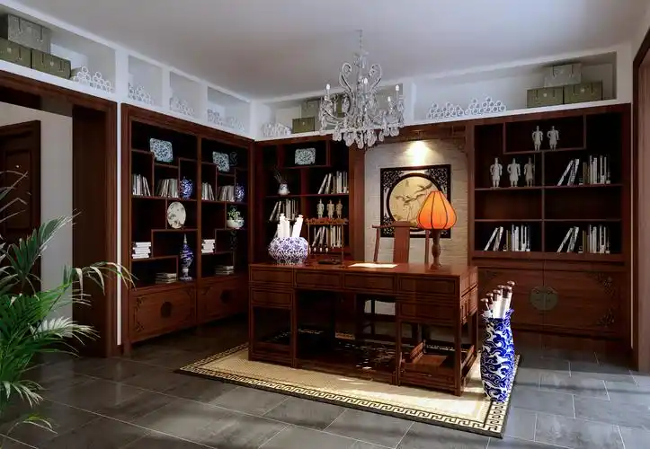 上的复古明清,而是通过中式风格的特征,表达对清_装修美图-新浪家居