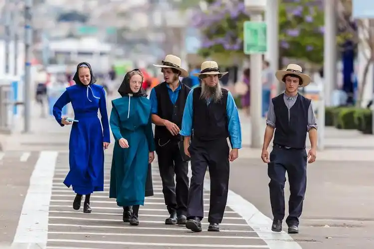 犹太教徒美西点滴四十一传统的犹太教徒衣着十分抢眼