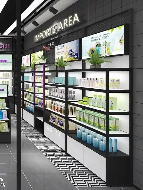 丝网款化妆品展示柜