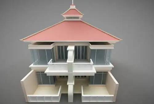 3d学苑 3d模型下载 户外建筑3d模型下载 建筑3d模型下载 原创现代别墅